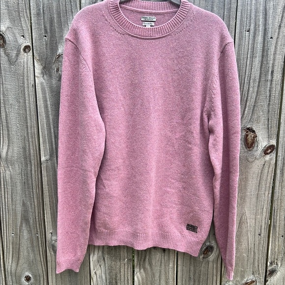 OOBE BRAND Cashmere/Wool Pink Sweater Made in Italy Size Large NWOT